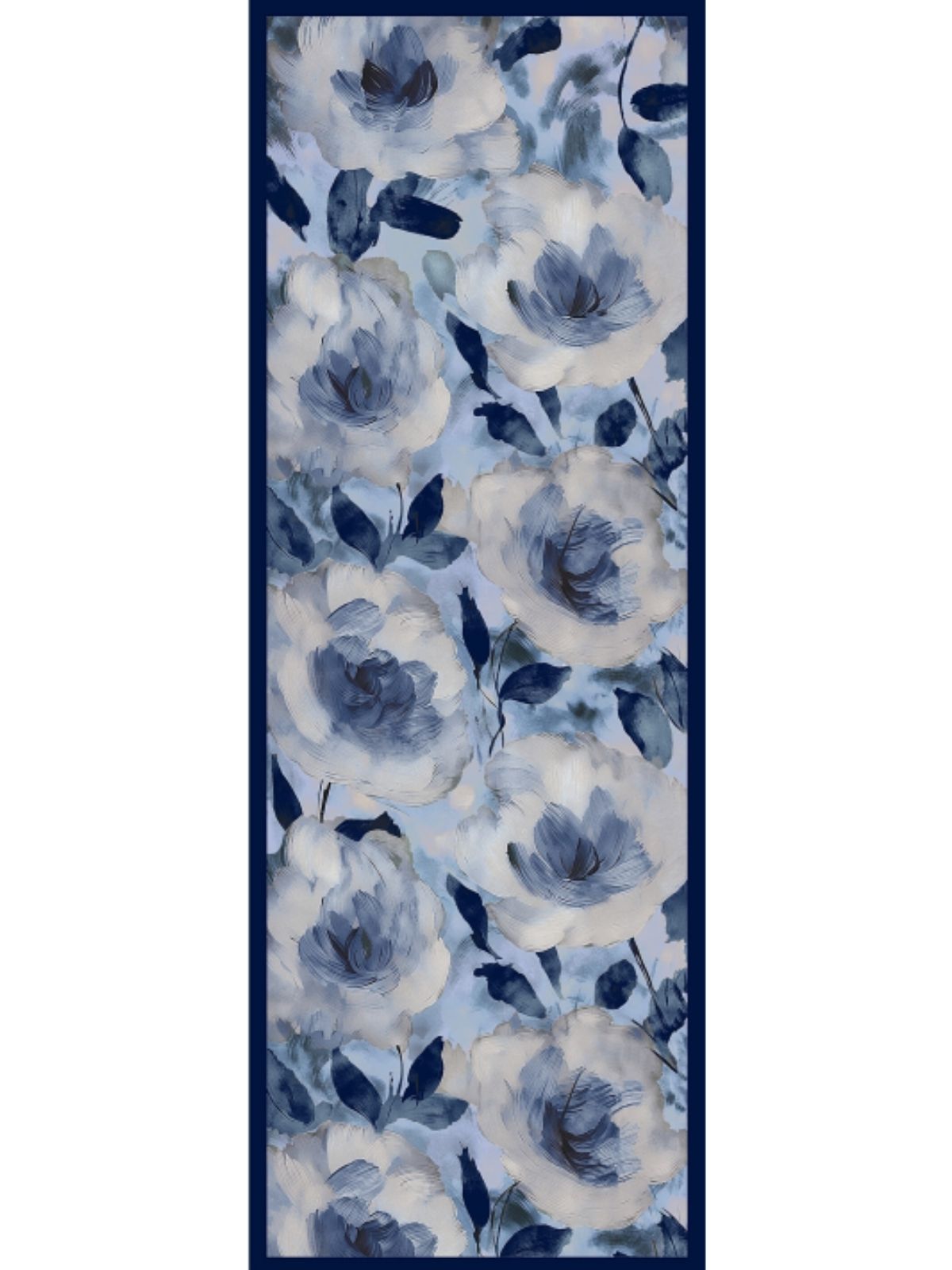 Nazende Desen Şal 469-020 - V-19 - Derin Mavi