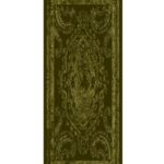 Derin Yansıma Desen Şal 469-017 - V-2 - Yağ Yeşili