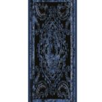 Derin Yansıma Desen Şal  469-017 - V-3 - Gök Mavi