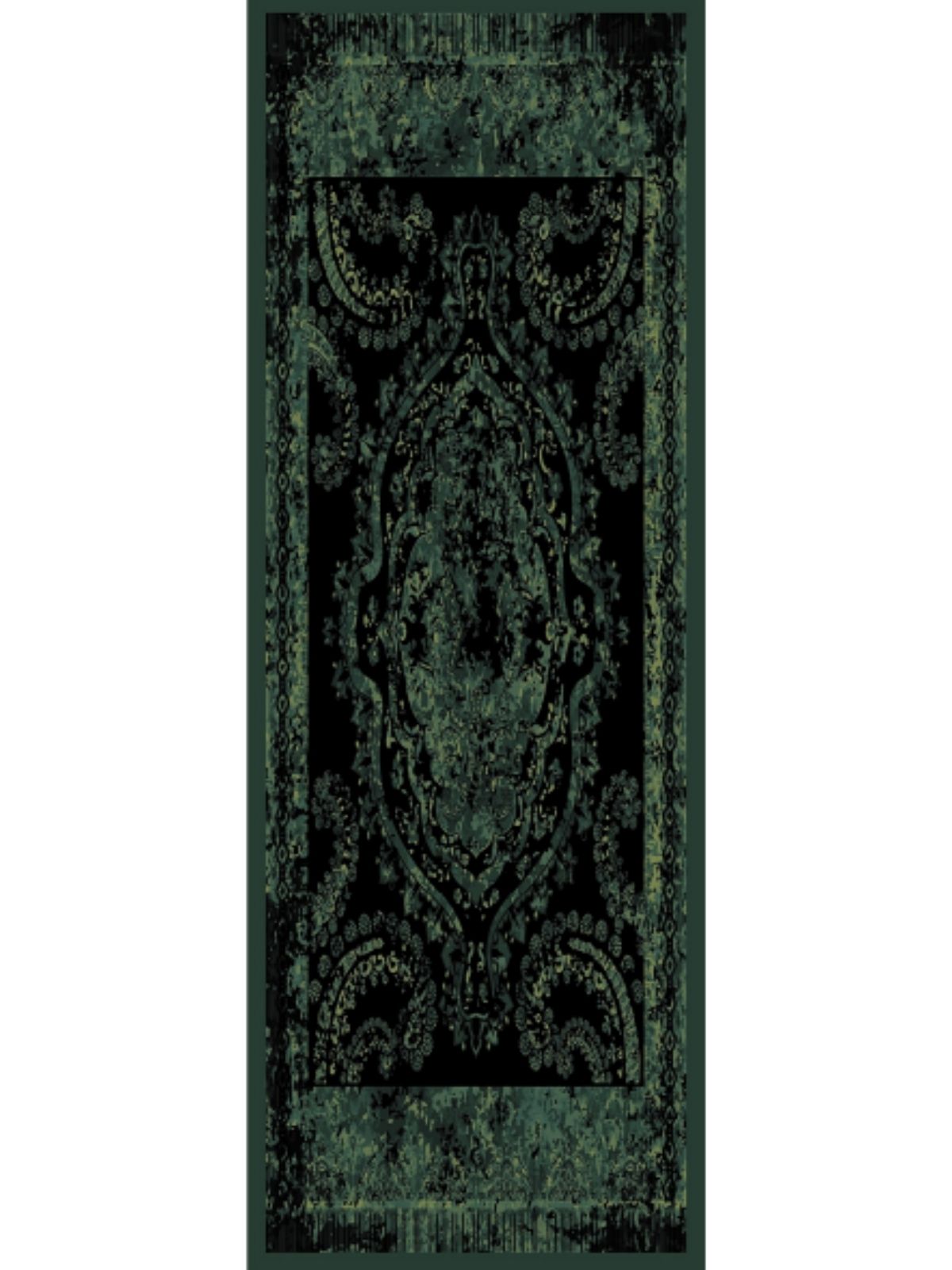 Derin Yansıma Desen Şal 469-017 - V-4 - Derin Yeşil