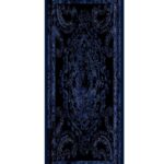 Derin Yansıma Desen Şal  469-017 - V-6 -  Derin mavi