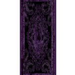 Derin Yansıma Desen Şal  469-017 - V-8 - Derin Mor