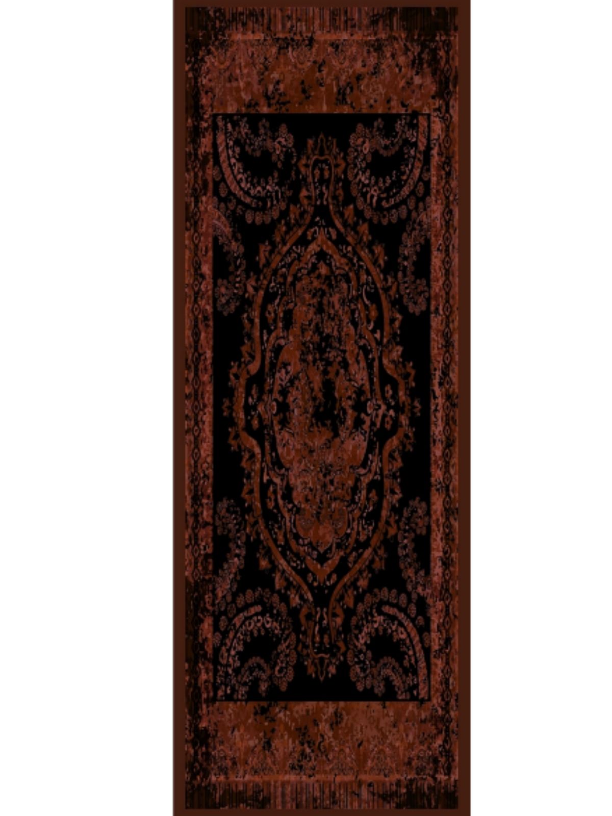 Derin Yansıma Desen Şal 469-017 - V-9 - Bakır Kahve