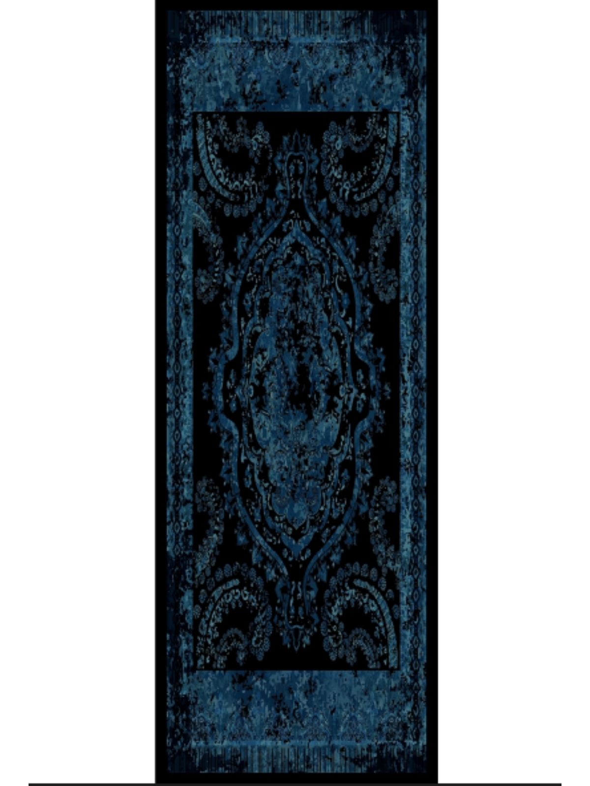 Derin Yansıma Desen Şal 469-017 - V-10 - Okyanus Mavi