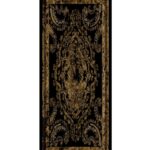 Derin Yansıma Desen Şal  469-017 - V-11 - Altın Bronz