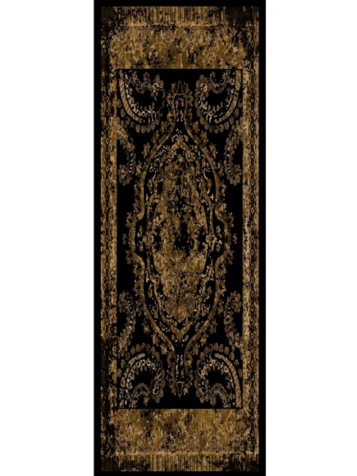 Derin Yansıma Desen Şal 469-017 - V-11 - Altın Bronz