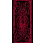 Derin Yansıma Desen Şal  469-017 - V-15 - Bordo