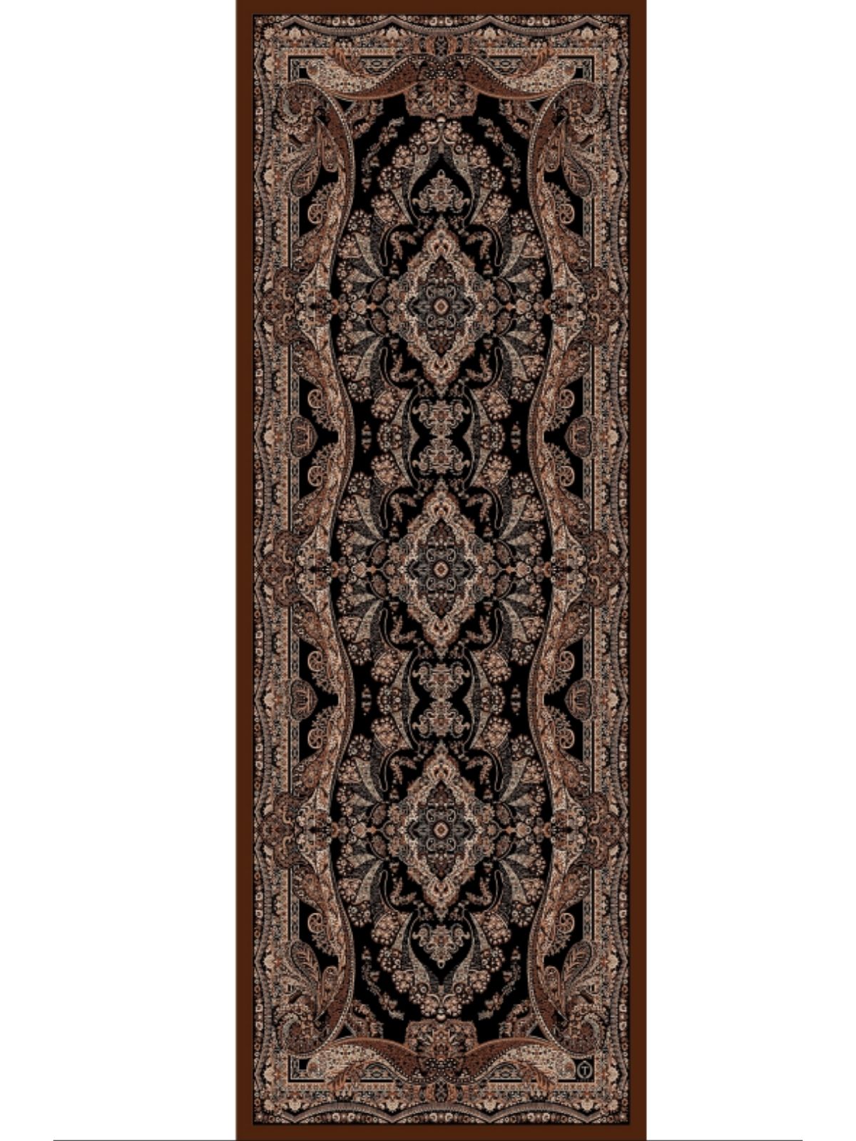 Ravza Desen Şal  469-019 - V-2 - Karamel