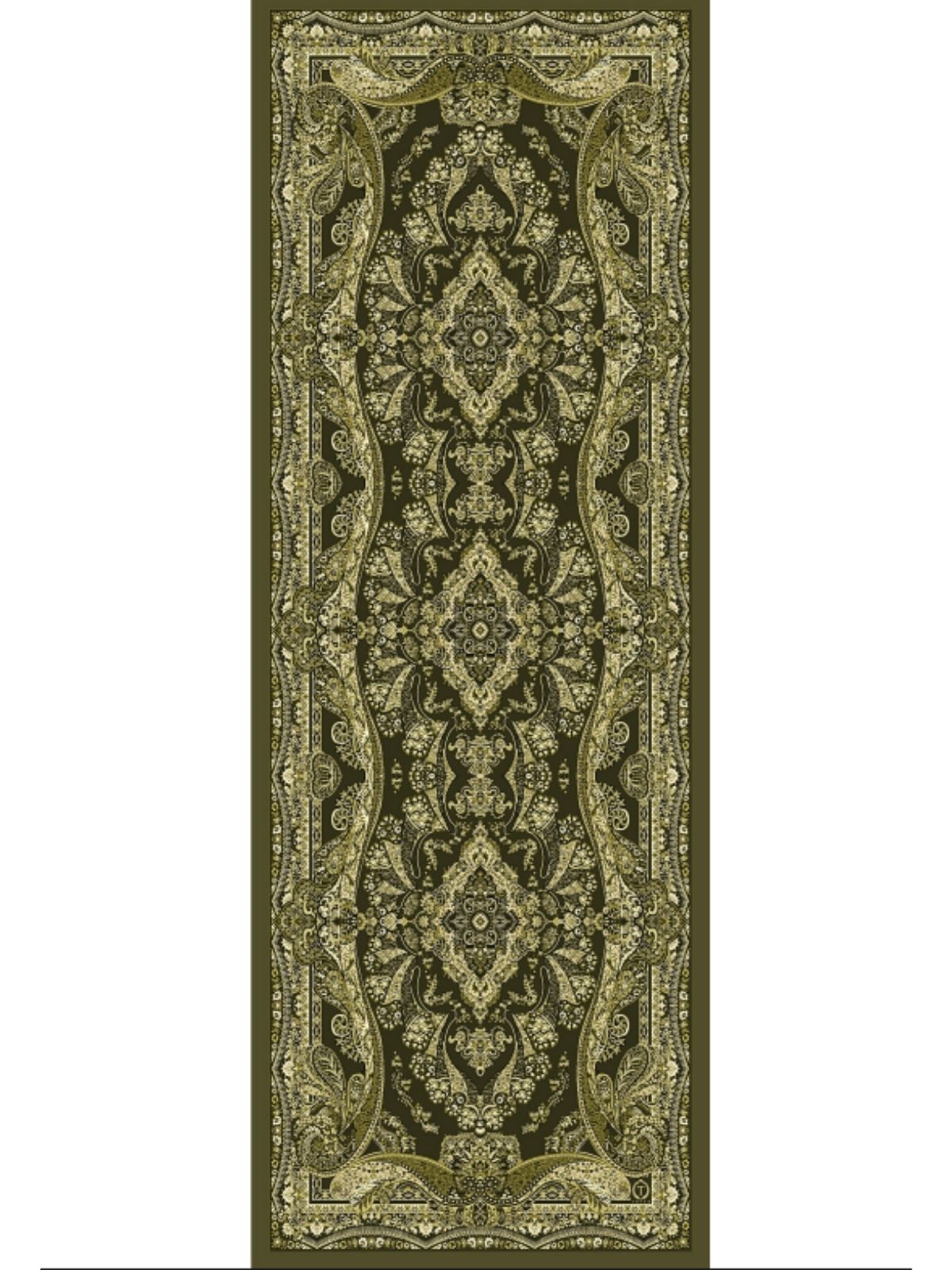 Ravza Desen Şal 469-019 - V-11 - Yağ Yeşili