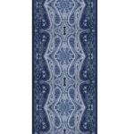 Mirşah Desen Şal  469-021 - V-1 - Okyanus Mavi