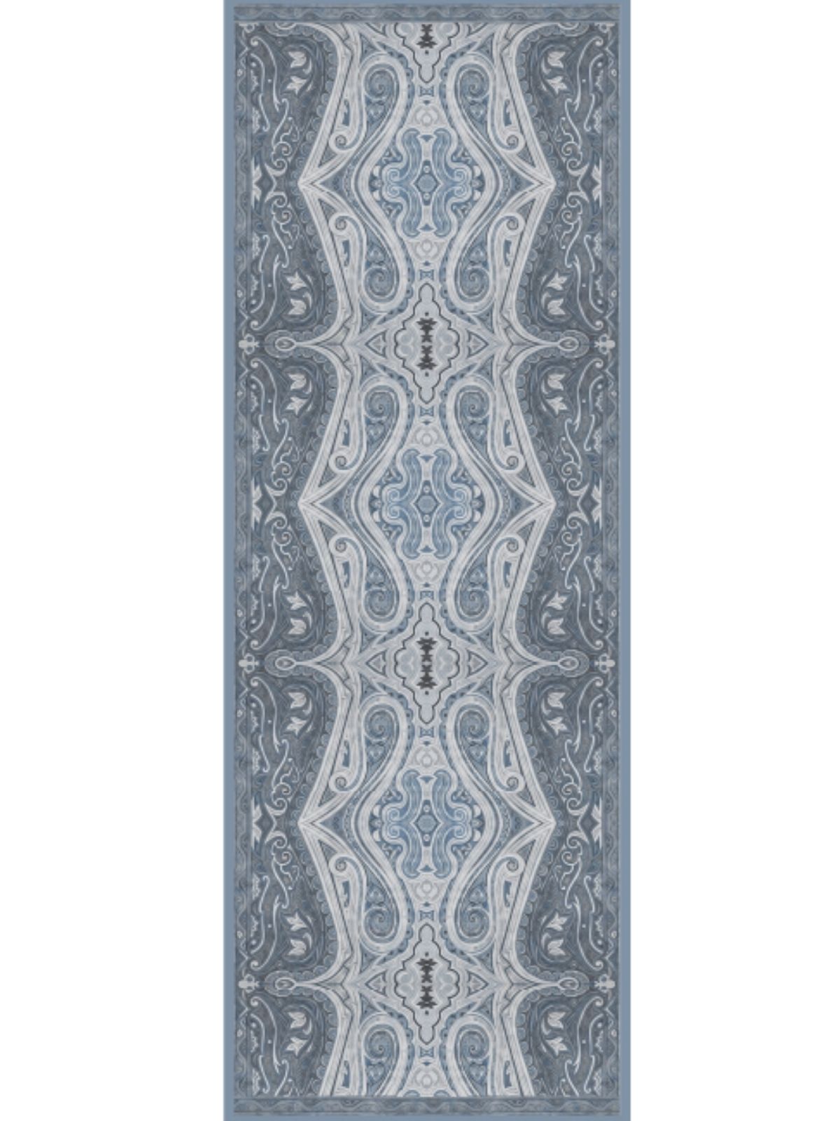 Mirşah Desen Şal 469-021 - V-5 - Buz Mavi