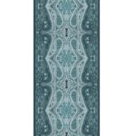 Mirşah Desen Şal  469-021 - V-8 - Deniz Mavi