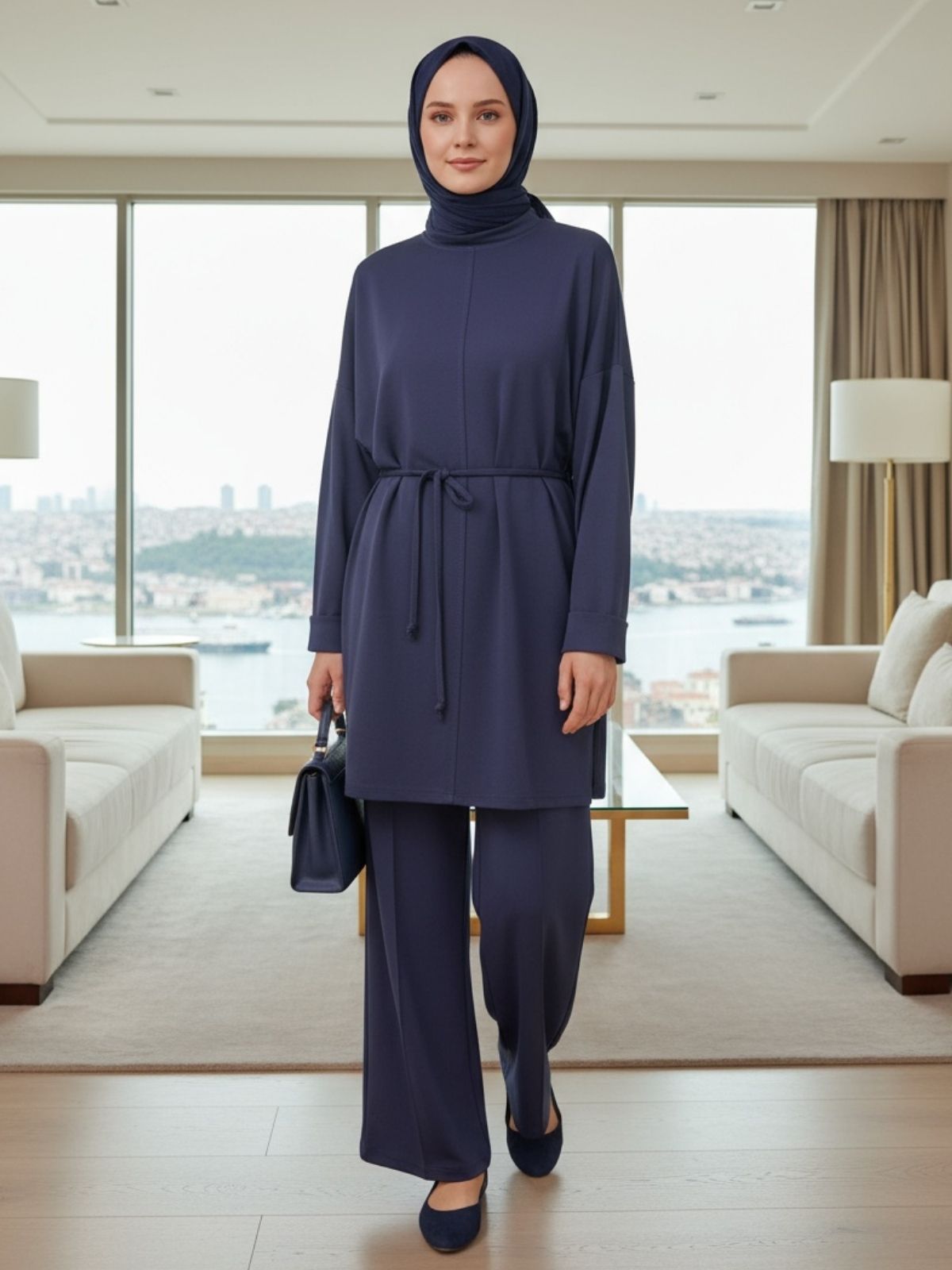 Liva Oysho İkili Takım TK100353 - Lacivert