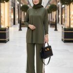 Alto Oysho İkili Takım TK100402 - Haki