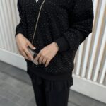 Ges Moni Taş Detay Sweat SWT100434- Siyah