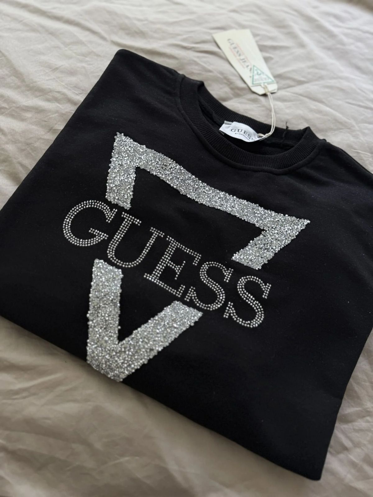 Ges Rozi Taş Detay Sweat SWT100436 - Siyah