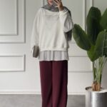 Ges Zoi Taş Detay Sweat SWT100439 - Beyaz