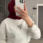 Ges Moni Taş Detay Sweat SWT100434- Beyaz