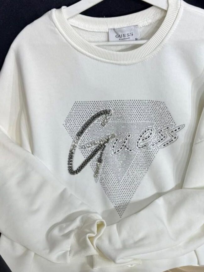 Ges Miss Taş Detay Sweat SWT100446 - Beyaz