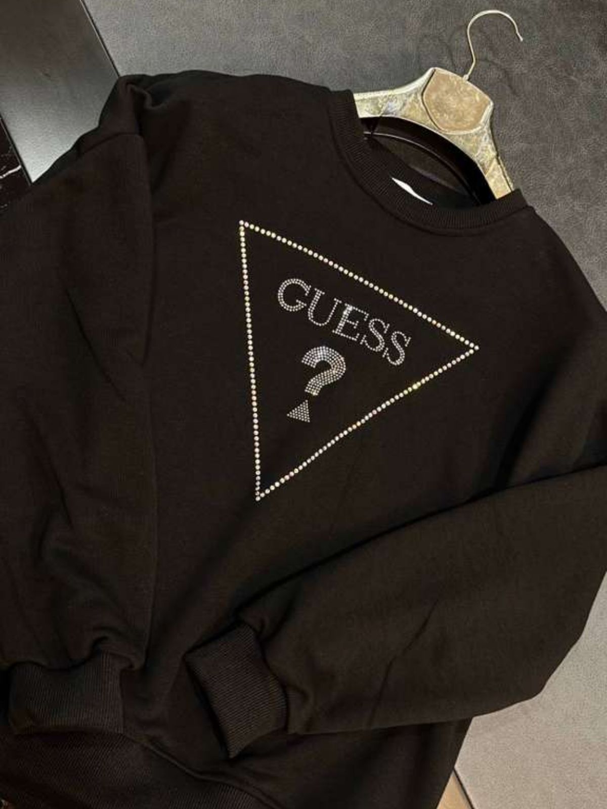 Ges Liliy Taş Detay Sweat SWT100447 - Siyah