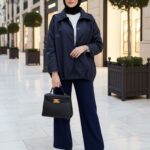 Zara Bomber Trençkot  DŞ100237 - Lacivert