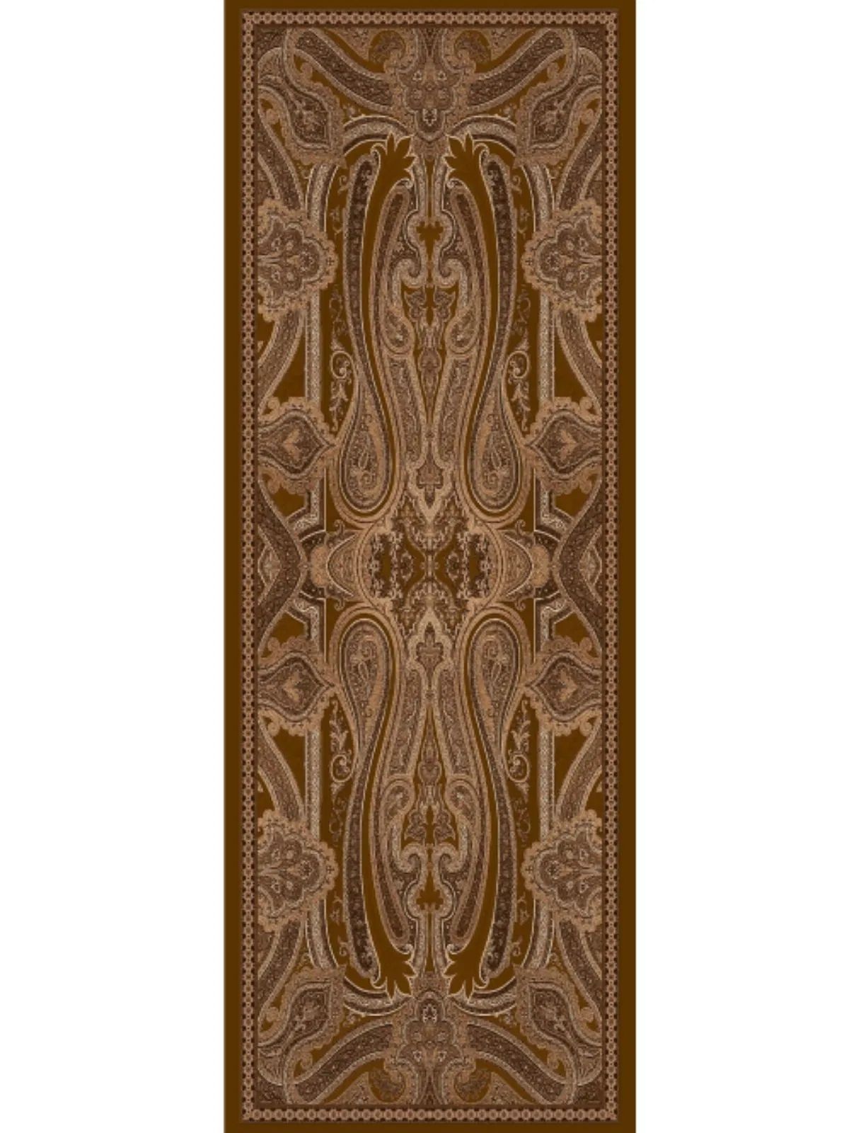 Rüya Tınısı Desen Şal 469-018 - V-12 - Koyu Taba - Görsel 3