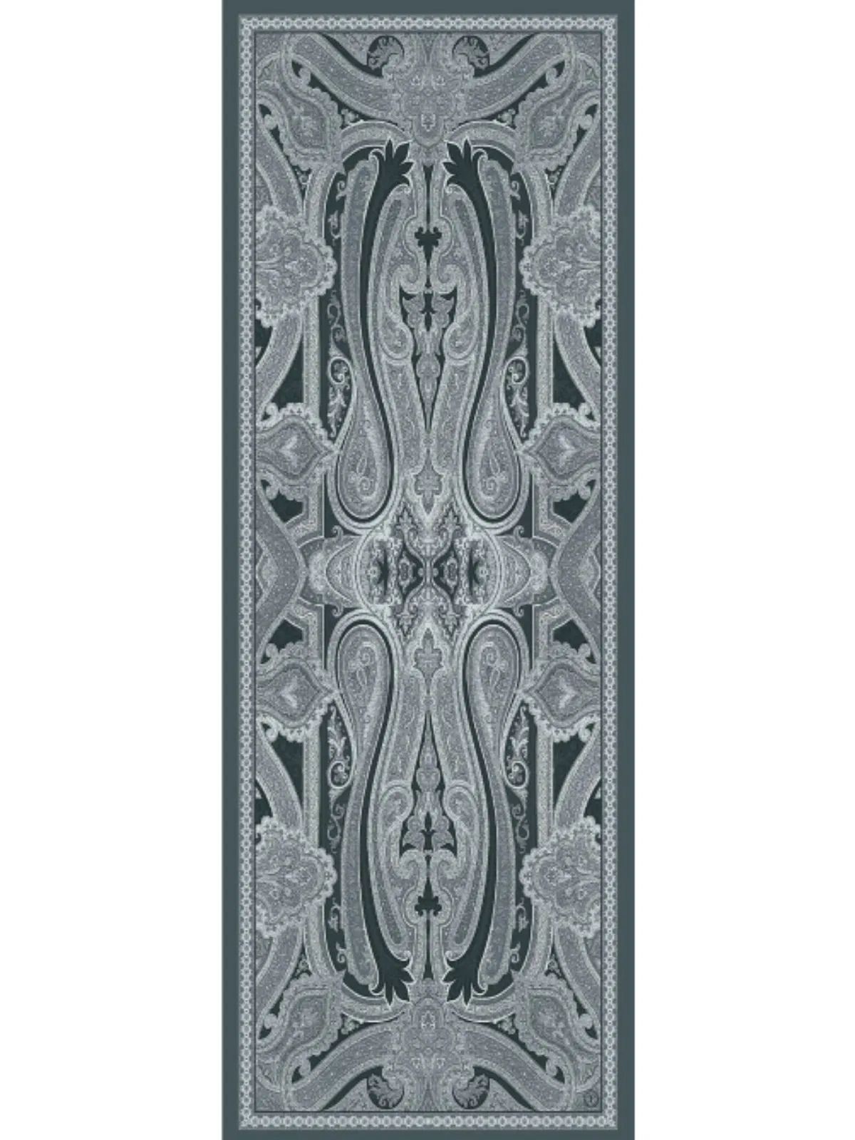 Rüya Tınısı Desen Şal 469-018 - V-17 - Buz Mavi - Görsel 3