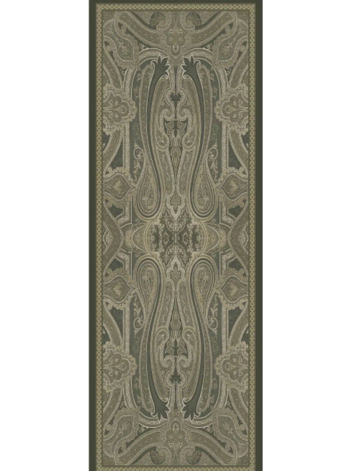 Rüya Tınısı Desen Şal 469-018 - V-21 - Zeytin Yeşili - Görsel 3