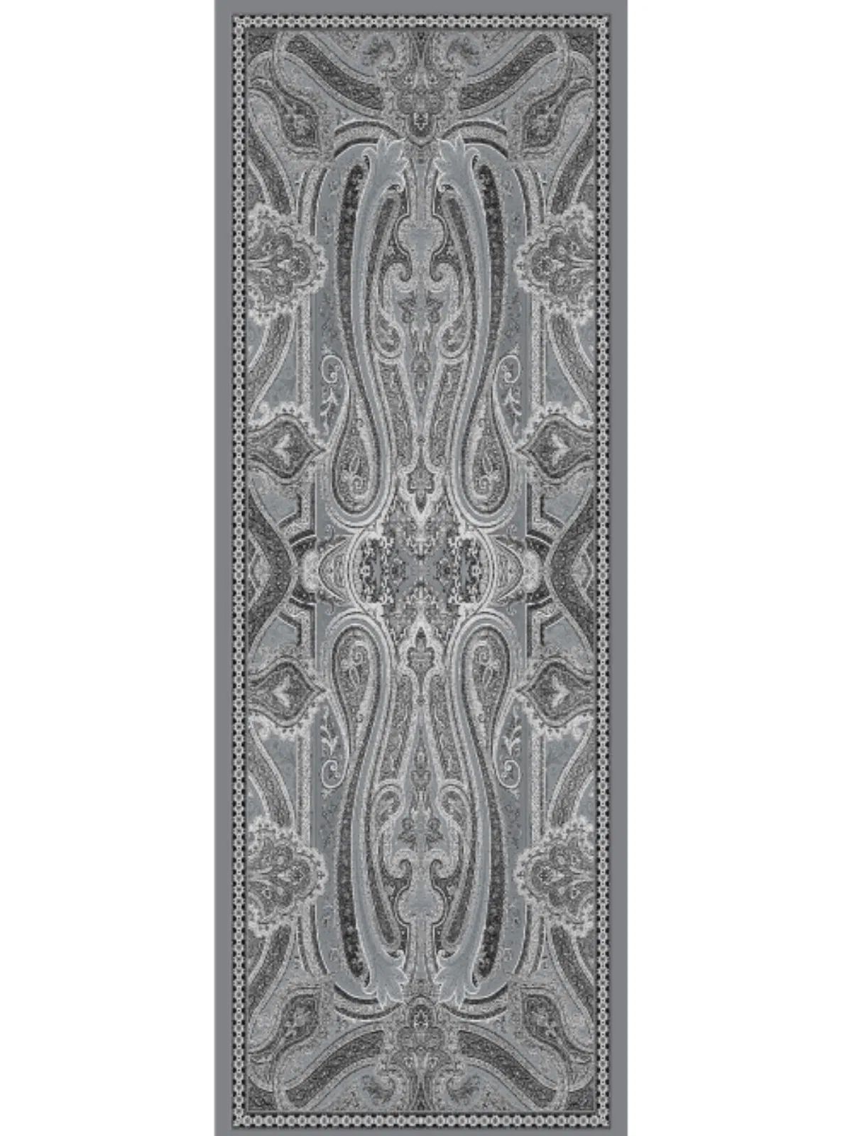 Rüya Tınısı Desen Şal 469-018- V-10 - Gri - Görsel 3