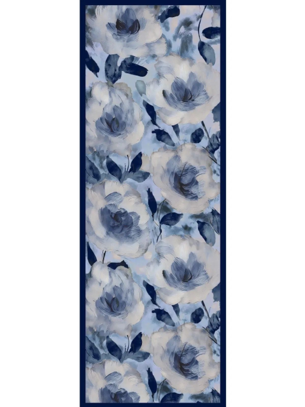 Nazende Desen Şal 469-020 - V-19 - Derin Mavi - Görsel 2