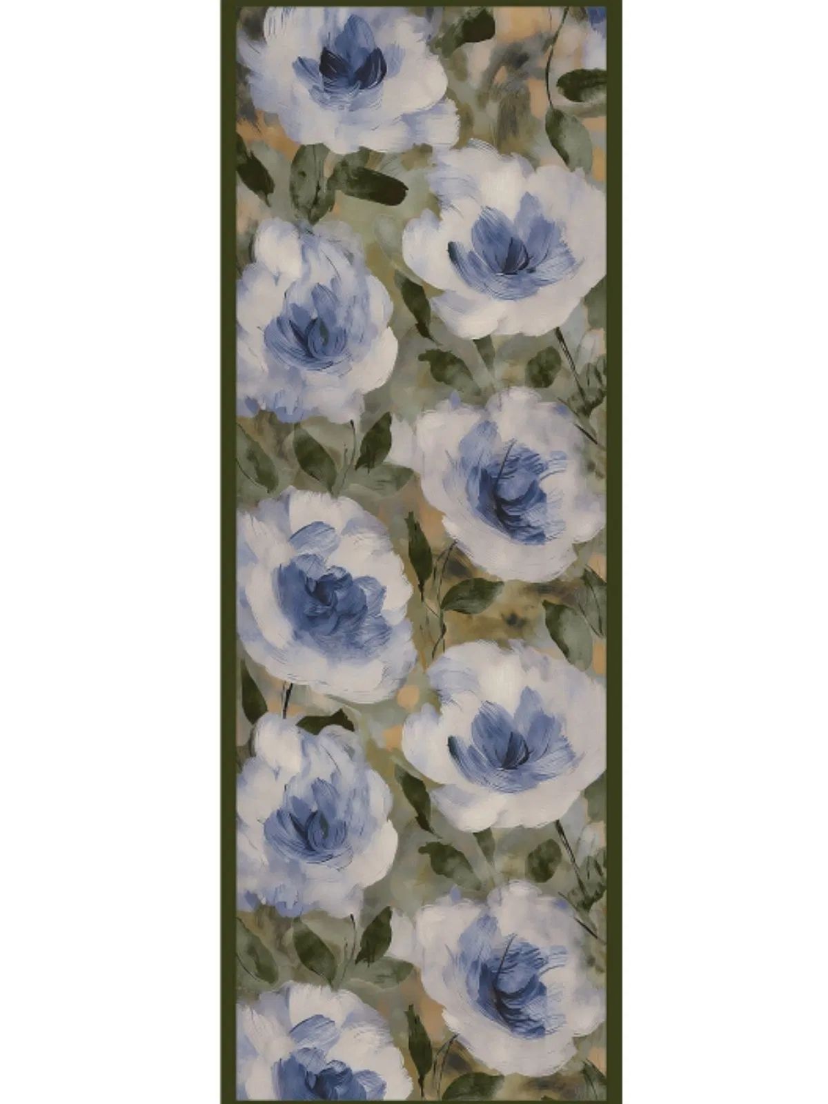 Nazende Desen Şal  469-020 - V-4 - Koyu Yeşil - Görsel 2