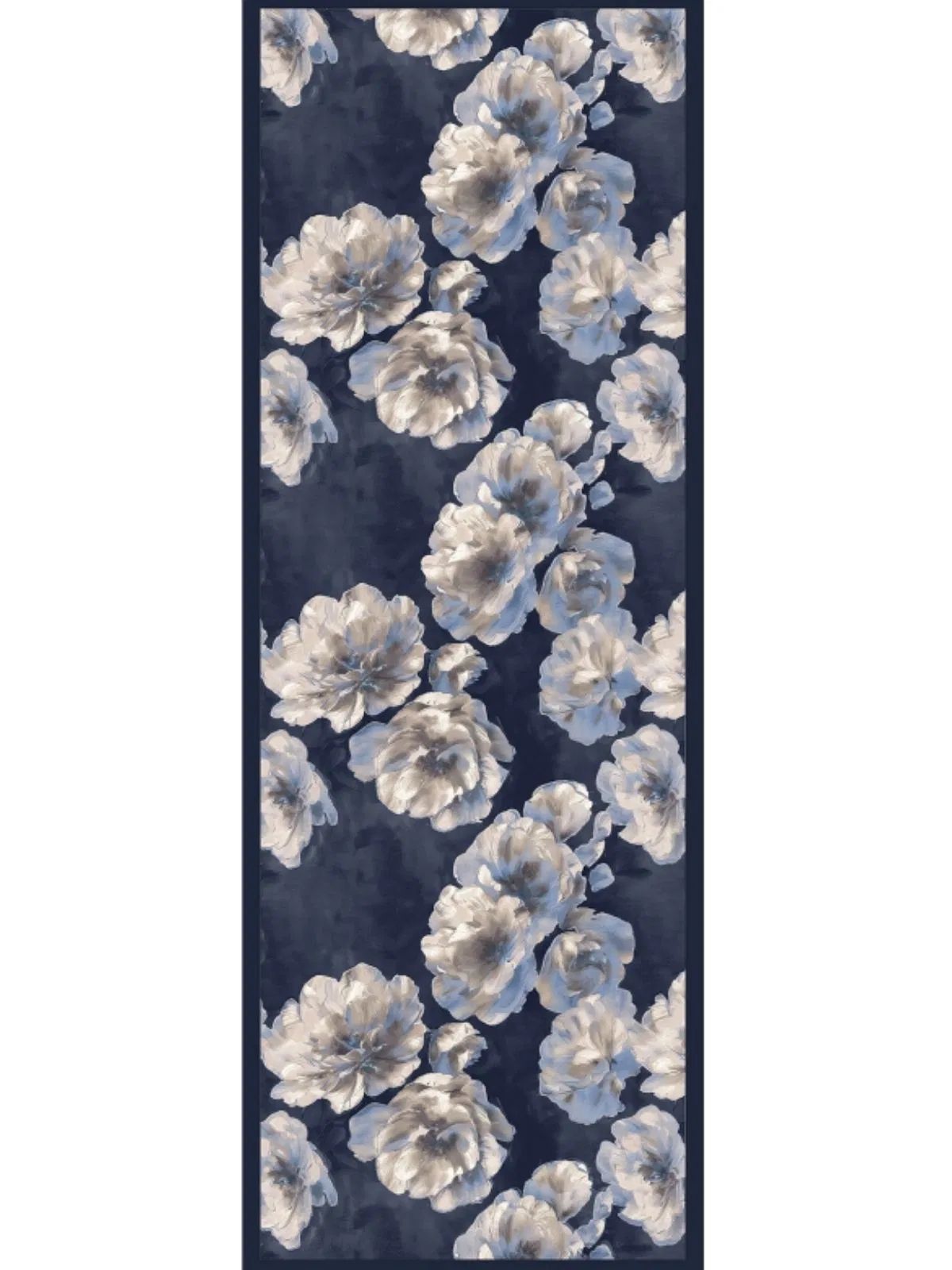 Zemheri Desen Şal 469-023 - V-19 - Okyanus Mavi - Görsel 2