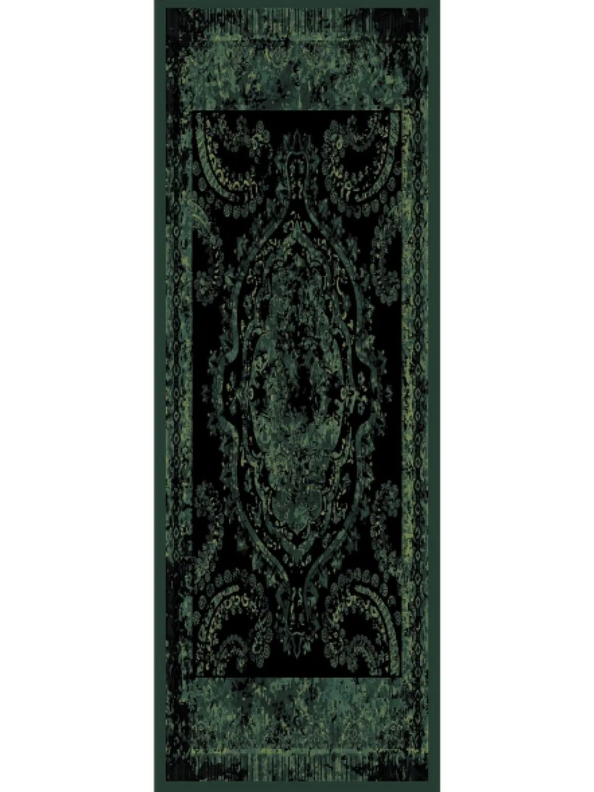 Derin Yansıma Desen Şal 469-017 - V-4 - Derin Yeşil - Görsel 2