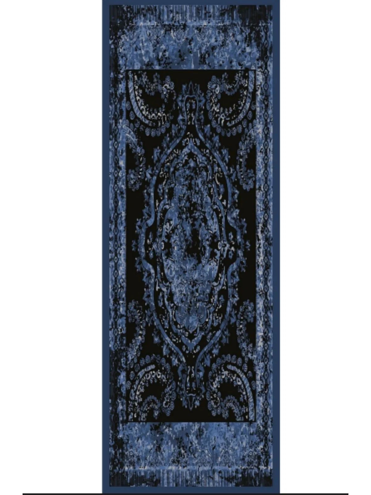 Derin Yansıma Desen Şal 469-017 - V-6 - Derin mavi - Görsel 2