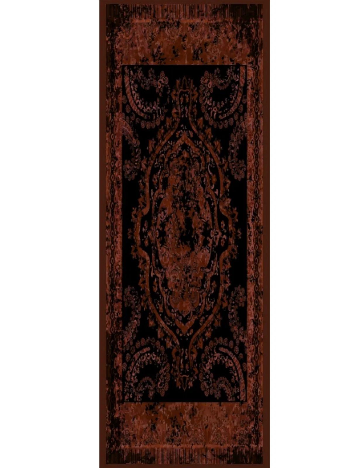 Derin Yansıma Desen Şal 469-017 - V-9 - Bakır Kahve - Görsel 2