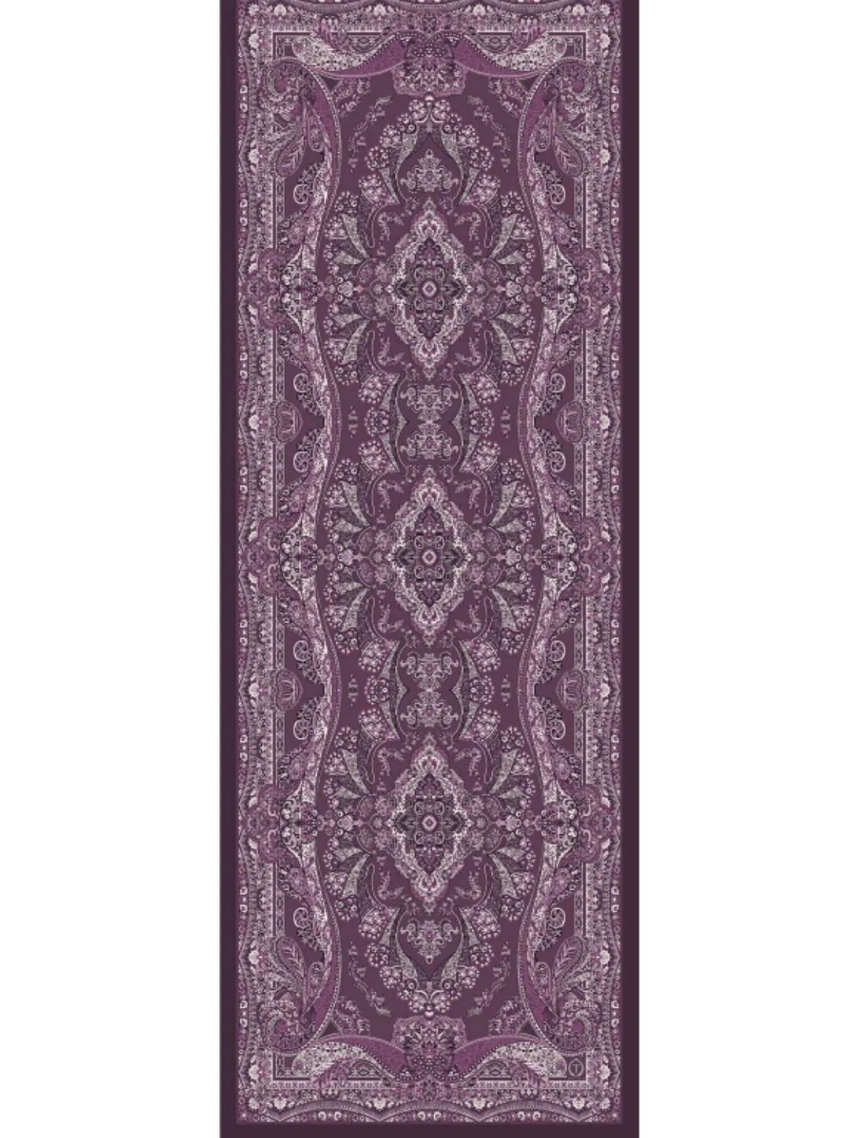 Ravza Desen Şal  469-019 - V-6 - Eflatun - Görsel 2