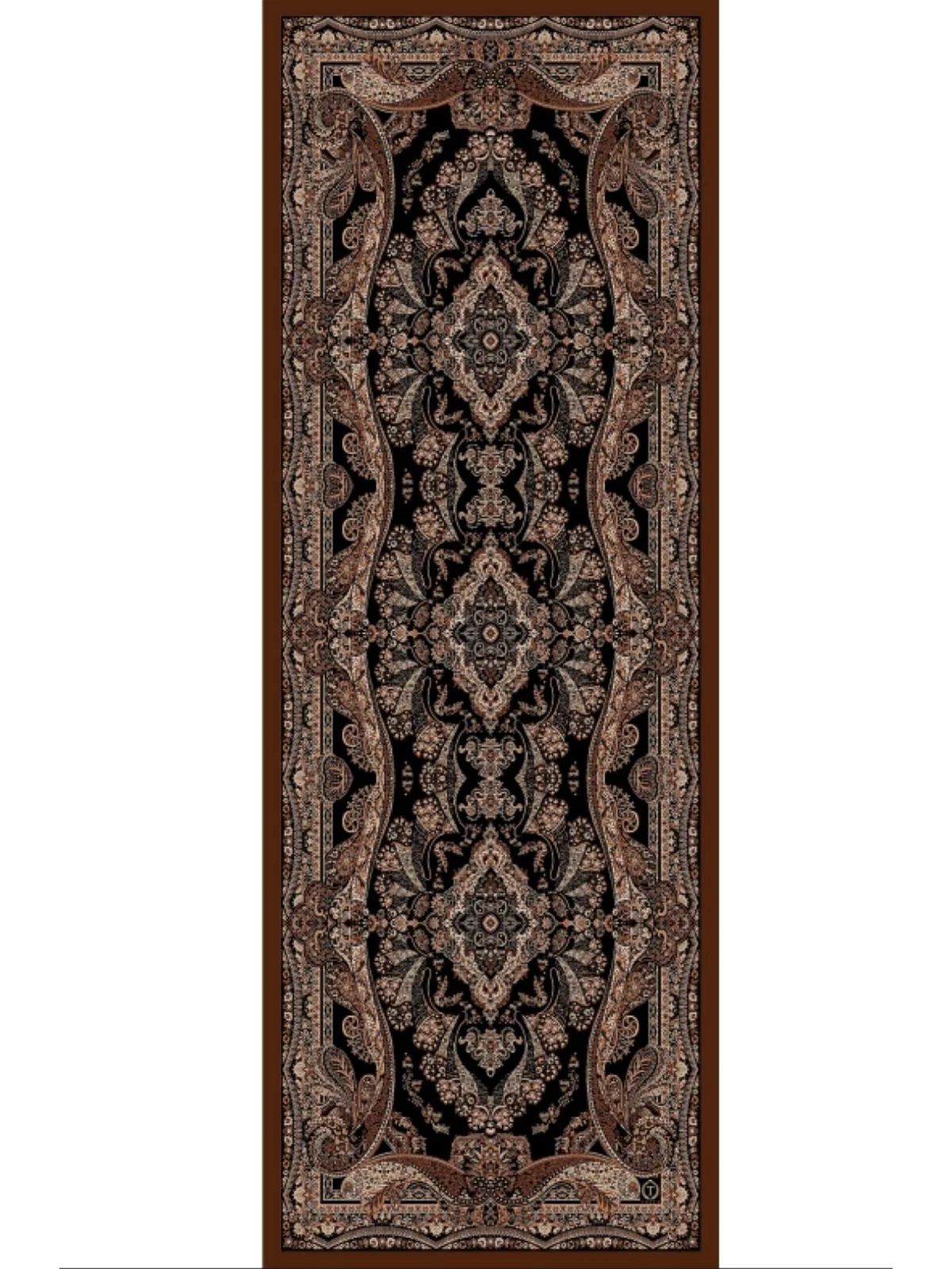 Ravza Desen Şal  469-019 - V-2 - Karamel - Görsel 2