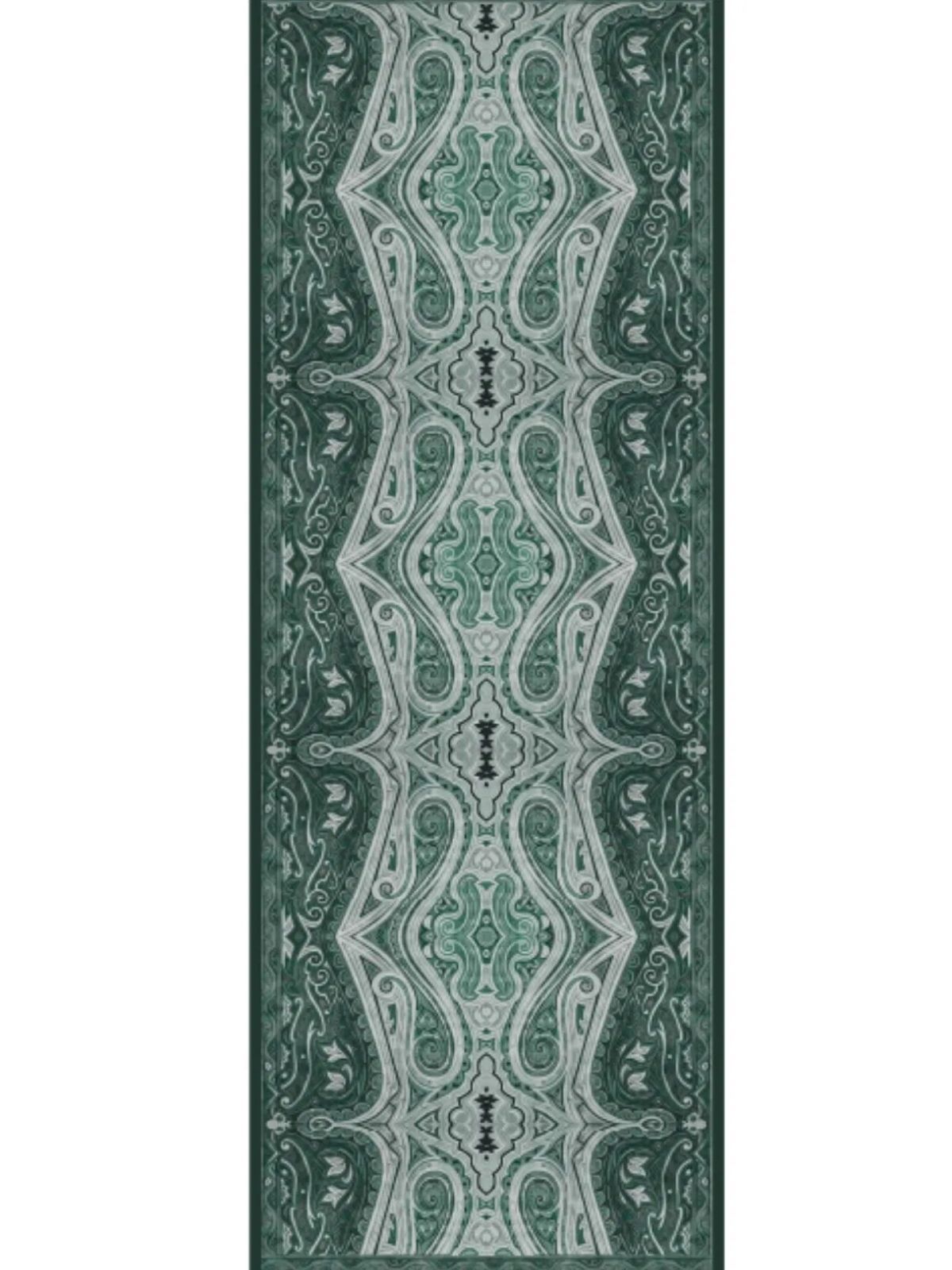 Mirşah Desen Şal 469-021 - V-16 - Koyu Yeşil - Görsel 2