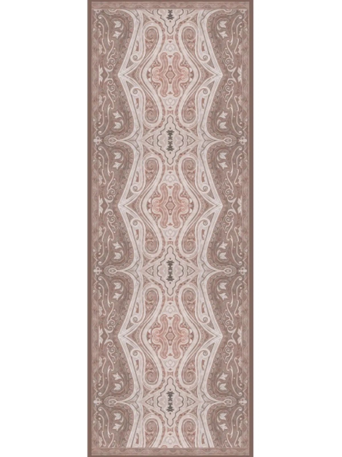 Mirşah Desen Şal  469-021 - V-14 - Gül Kurusu - Görsel 2