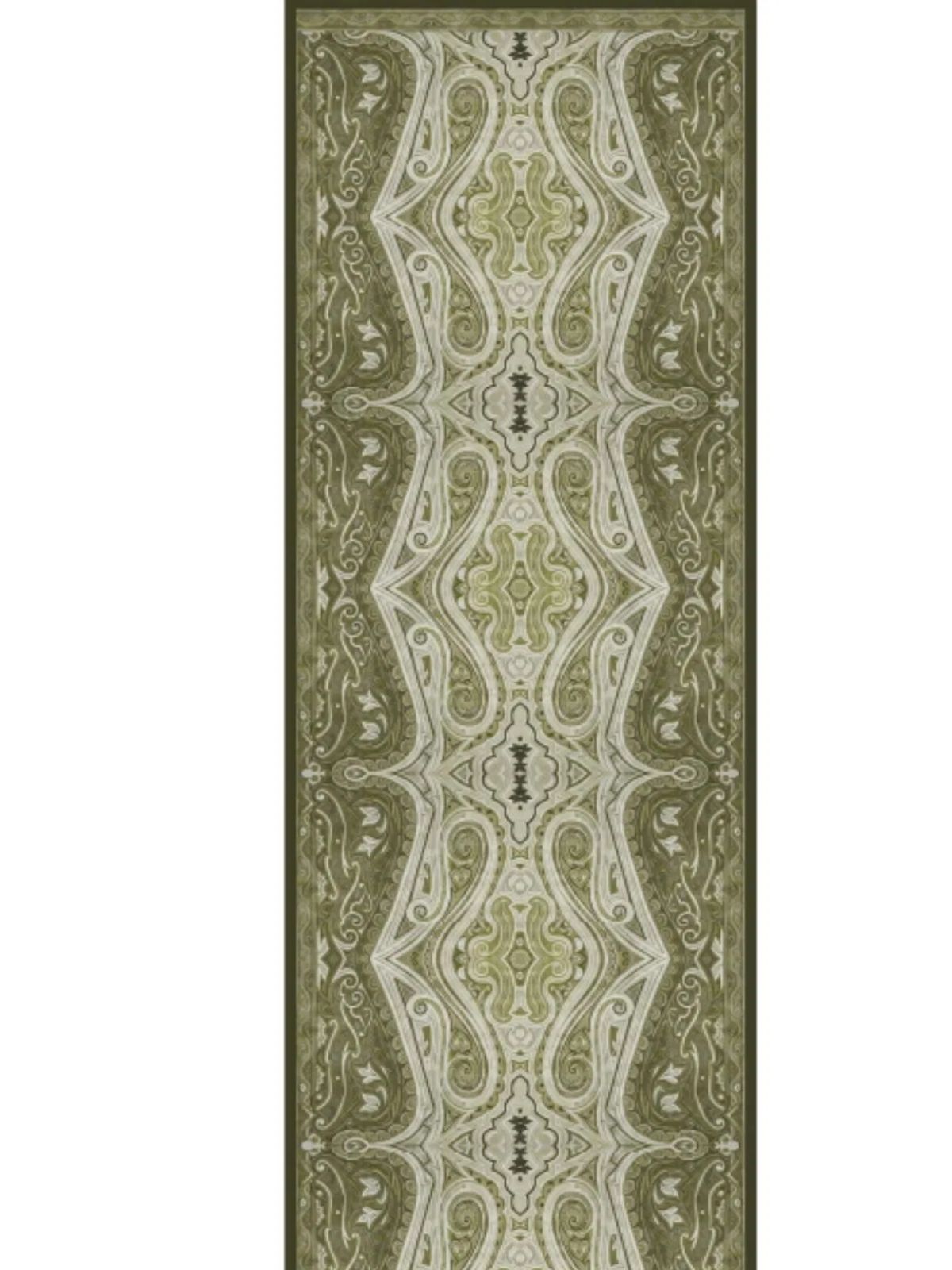 Mirşah Desen Şal  469-021 - V-9 - Yaprak Yeşili - Görsel 2