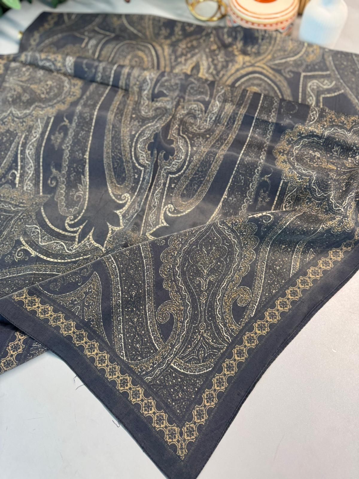 Rüya Tınısı Desen Şal 469-018 - V-7 - Fındıkiçi - Görsel 2