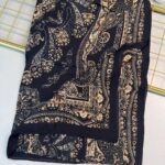 Ravza Desen Şal  469-019 - V-4 - Siyah