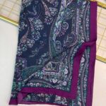 Ravza Desen Şal  469-019 - V-5 - Lavanta