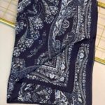 Ravza Desen Şal  469-019 - V-3 - Okyanus Mavi