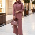 Premium Oysho Edoril İkili Takım TK100255 - Gül Kurusu