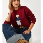 Moniy Ayıcık Detay Sweat SWT100448  - Bordo