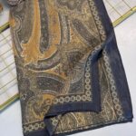 Rüya Tınısı Desen Şal  469-018 - V-11 - Gold Siyah