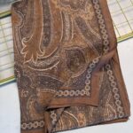 Rüya Tınısı Desen Şal  469-018 - V-12 - Koyu Taba