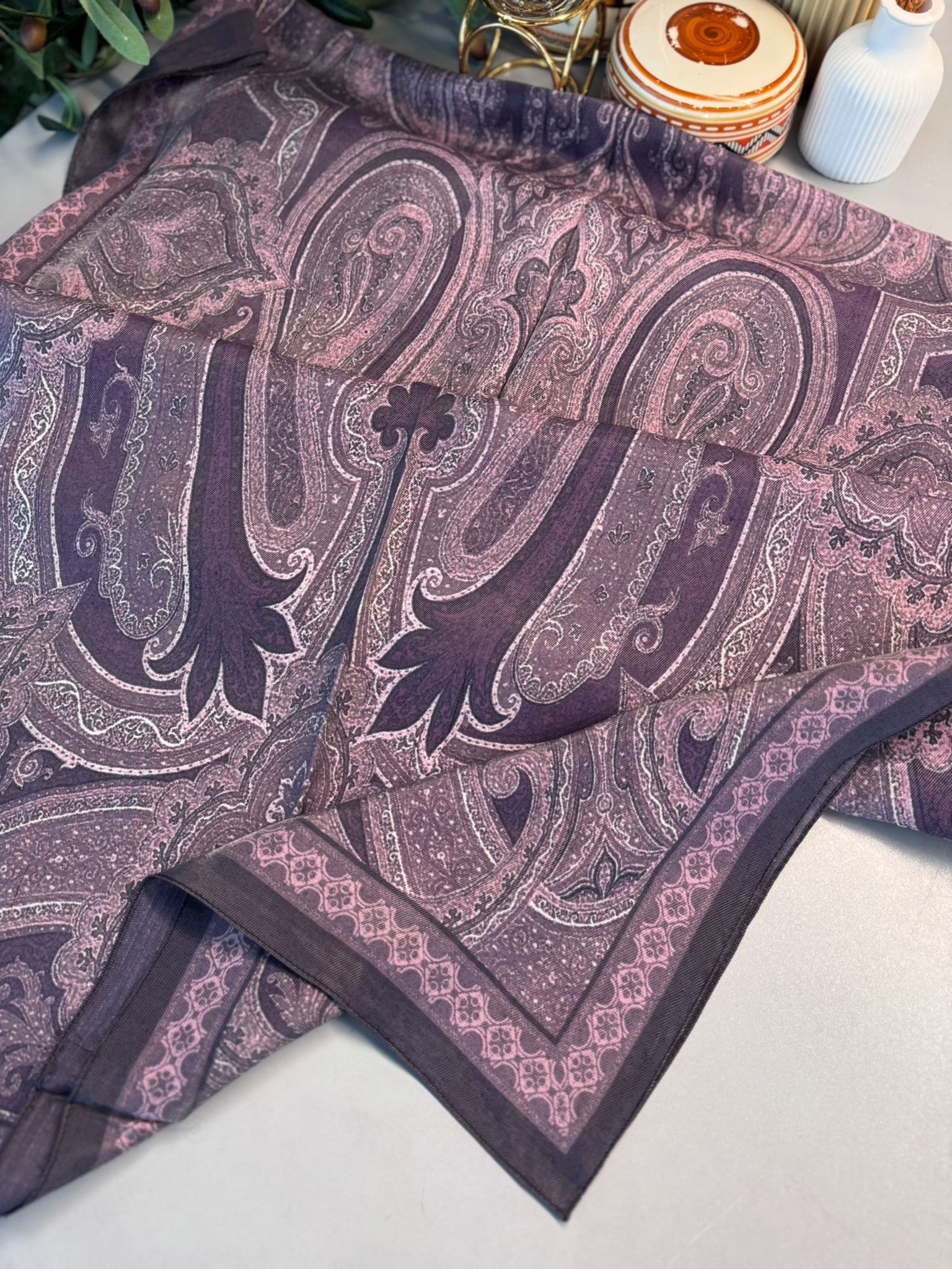 Rüya Tınısı Desen Şal 469-018 - V-16 - Lavanta - Görsel 2