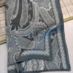 Rüya Tınısı Desen Şal  469-018 - V-17 - Buz Mavi